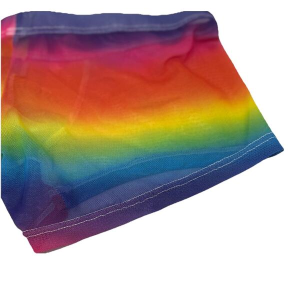 Men’s PRIDE Colors Polyester Mesh Small Boxer Briefs See Through Low Rise NWOT - Picture 5 of 13